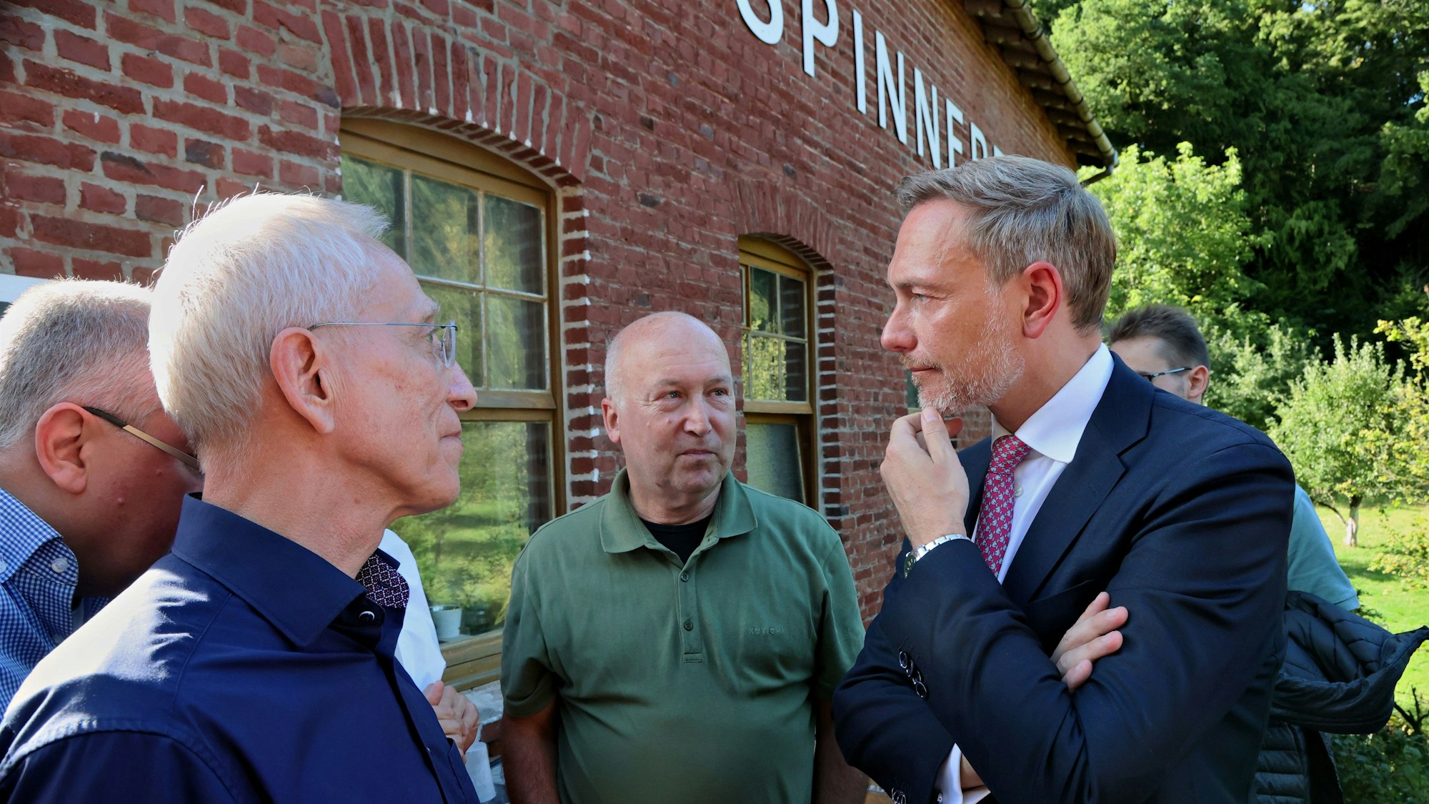 Christian Lindner im Gespräch.