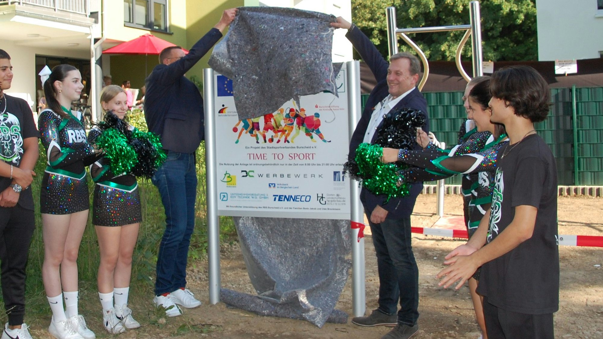 Eröffnung des Bewegungspark in Burscheid.