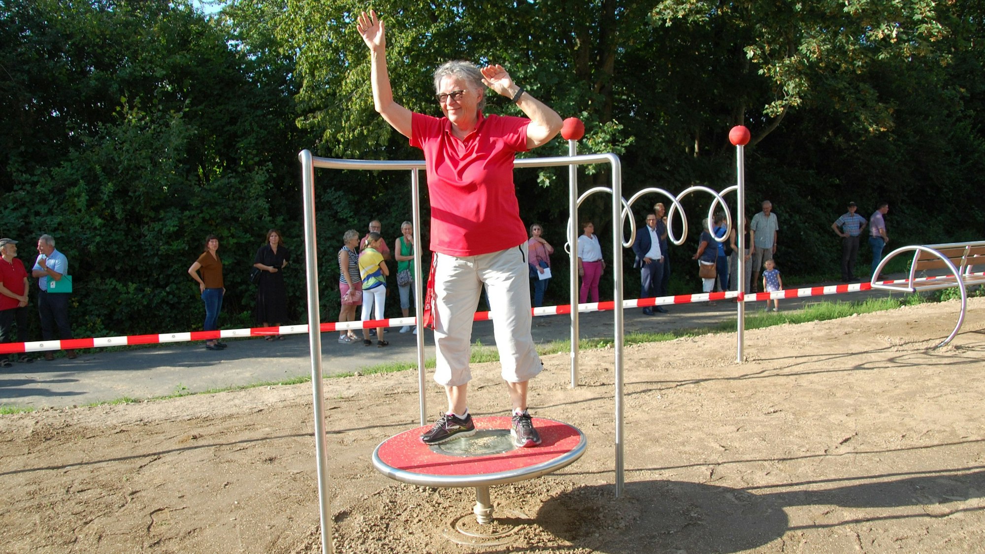 Eröffnung des Bewegungspark in Burscheid.
