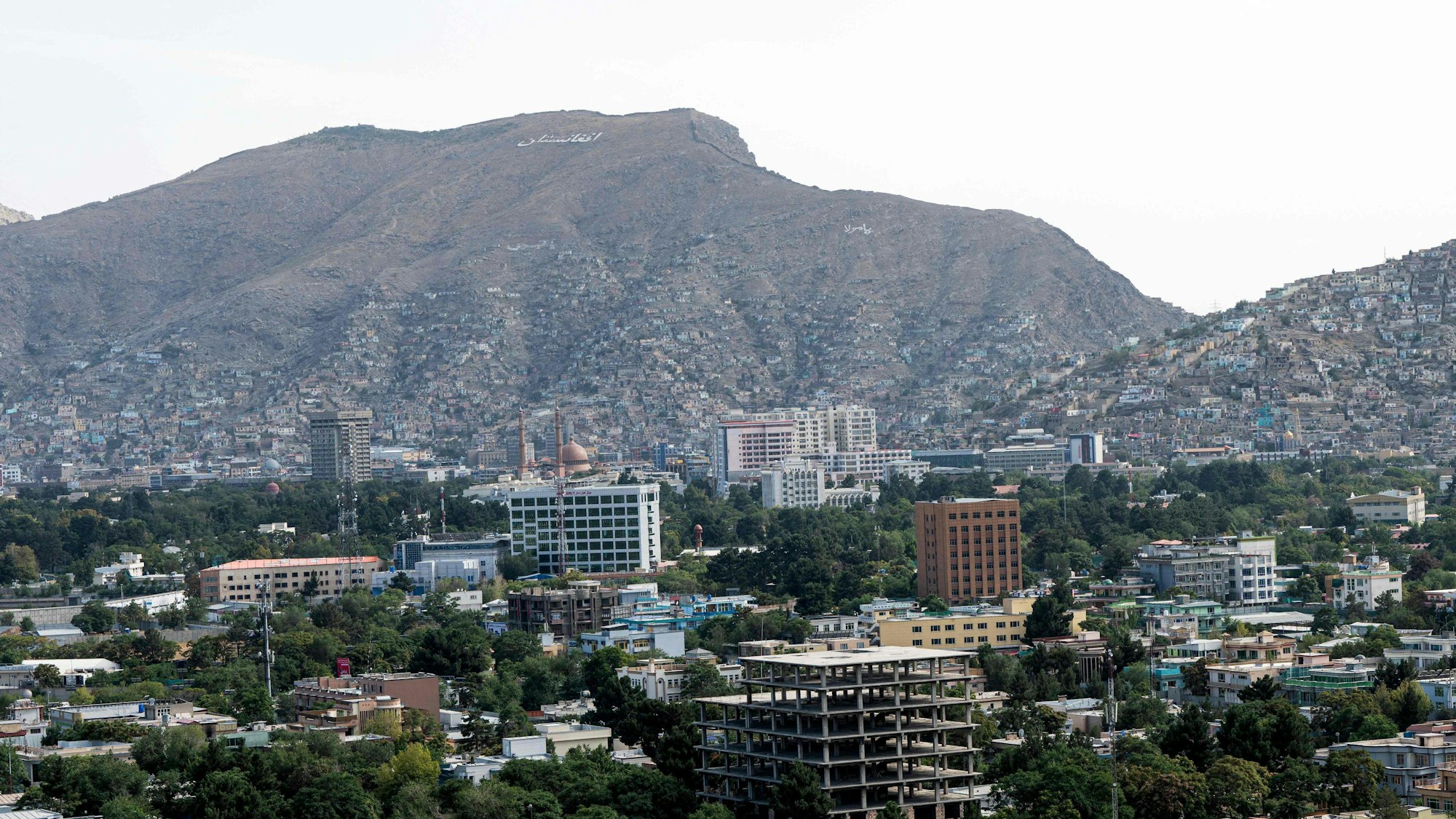 Blick auf Kabul