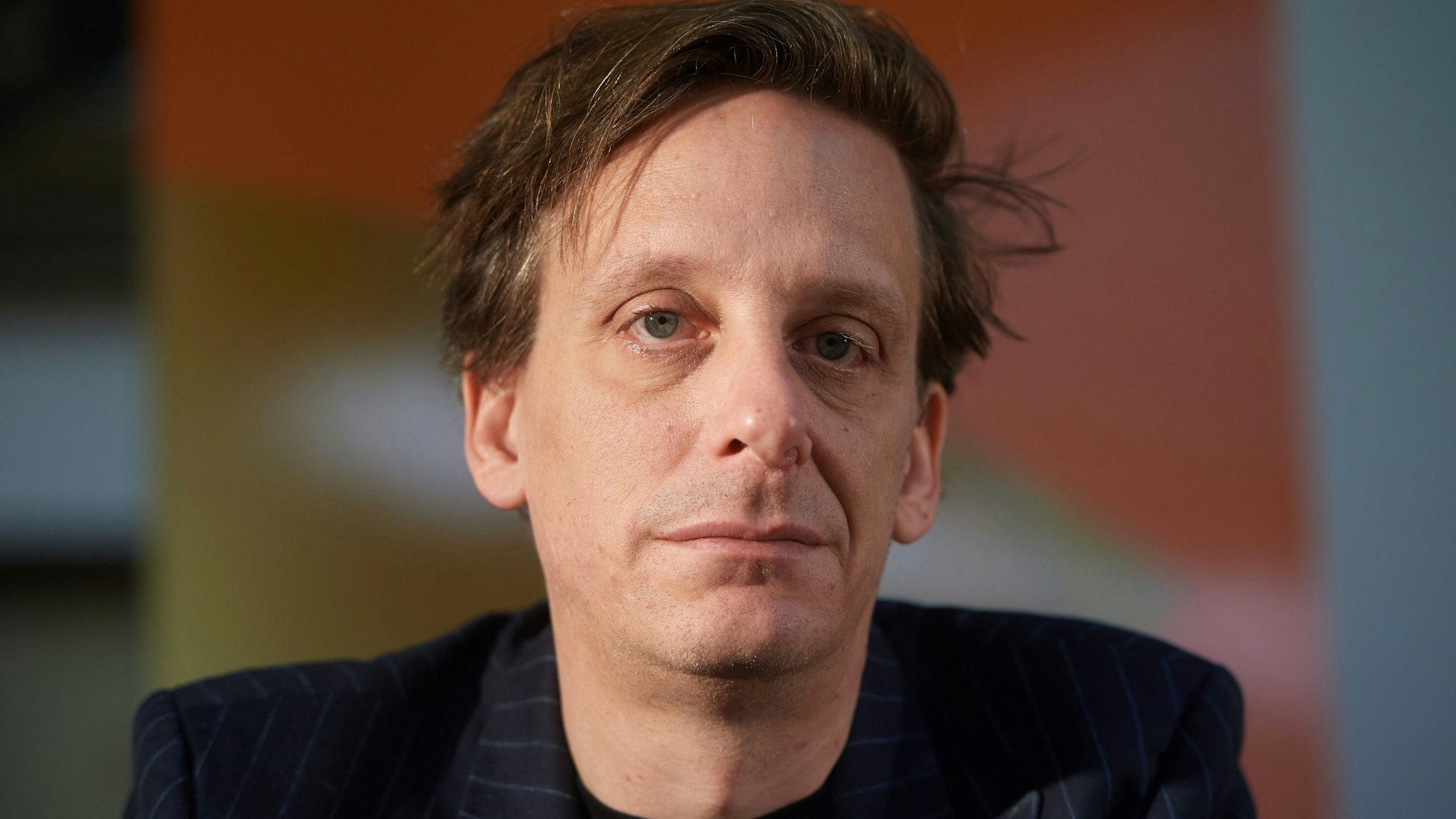 25.04.2018, Nordrhein-Westfalen, Dortmund: Kay Voges (damals Intendant Schauspiel) bei einer Presskonferenz vom Theater Dortmund. Kay Voges, derzeit Chef des Wiener Volkstheaters, soll neuer Intendant des Kölner Schauspiels werden.