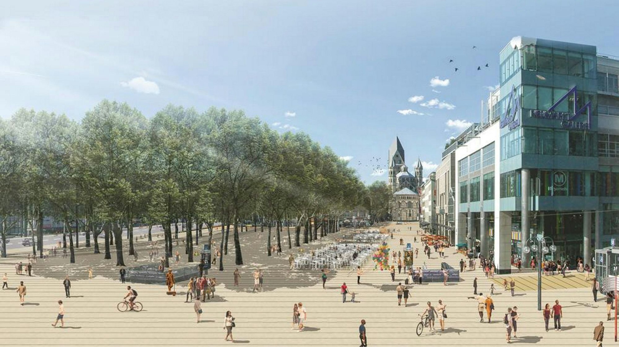 So könnte der Neumarkt mal aussehen.