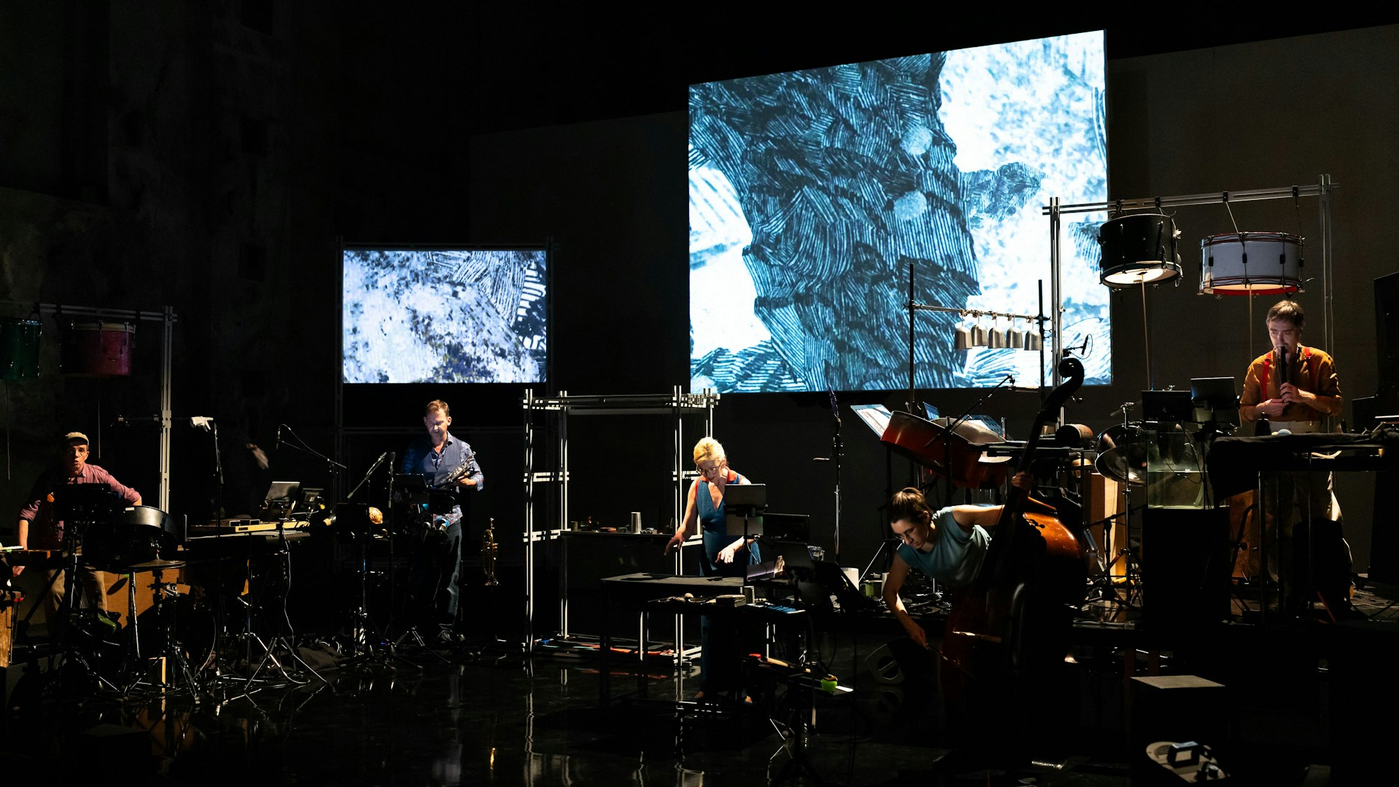 Feierte bei der Ruhrtriennale 2023 Uraufführung: „Die Erdfabrik“ von Georges Aperghis.