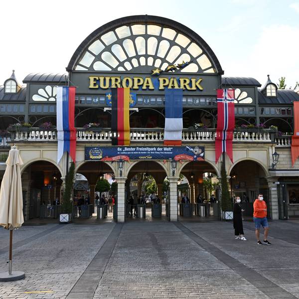Der Europa-Park in Rust, Baden-Württemberg.