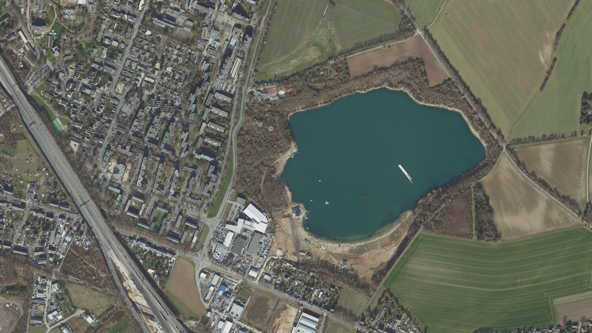 Am Rather See entsteht eine Wassersportanlage.