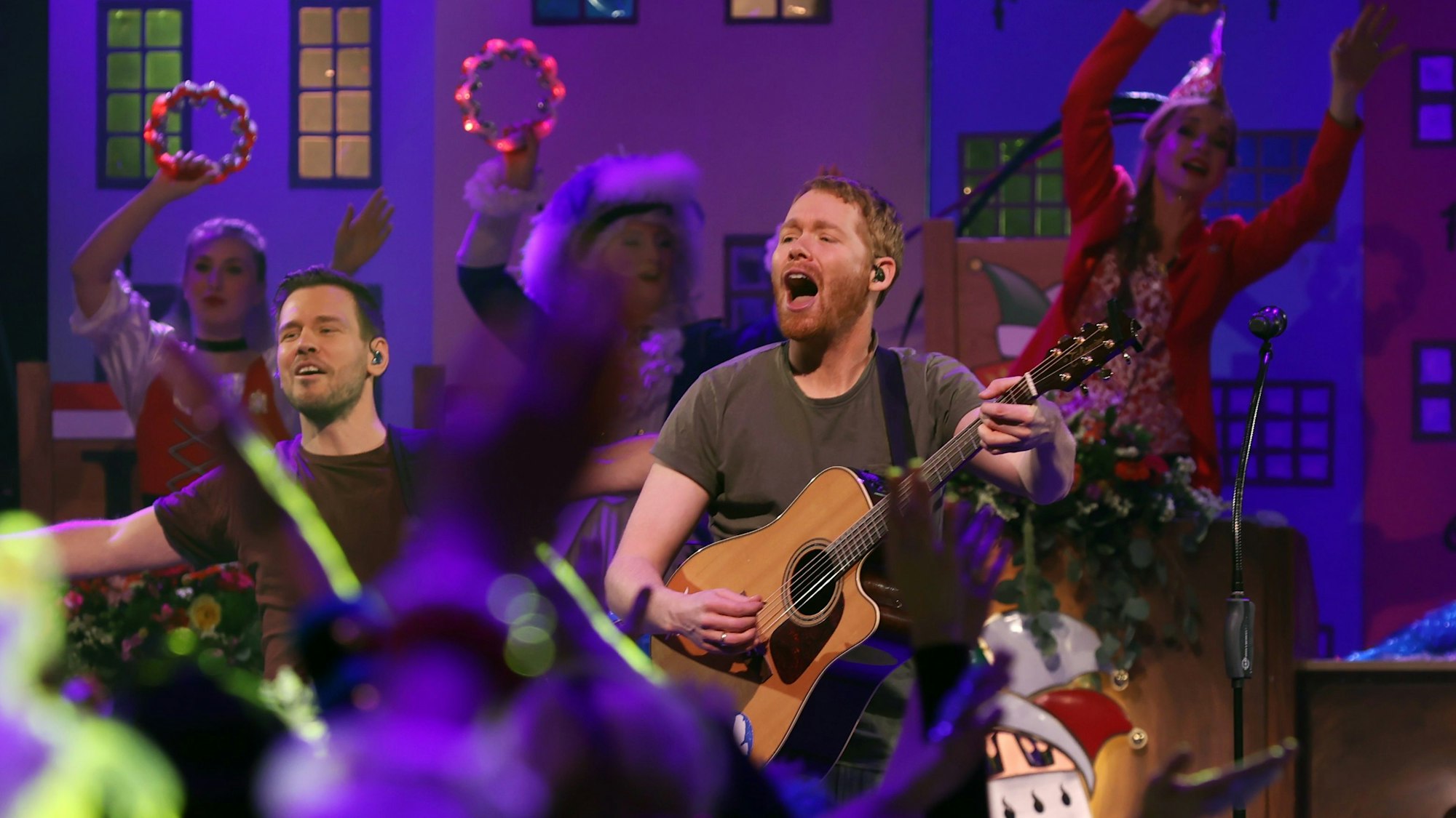 Miljö auf der Bühne der ZDF-Mädchensitzung im Tanzbrunnen.