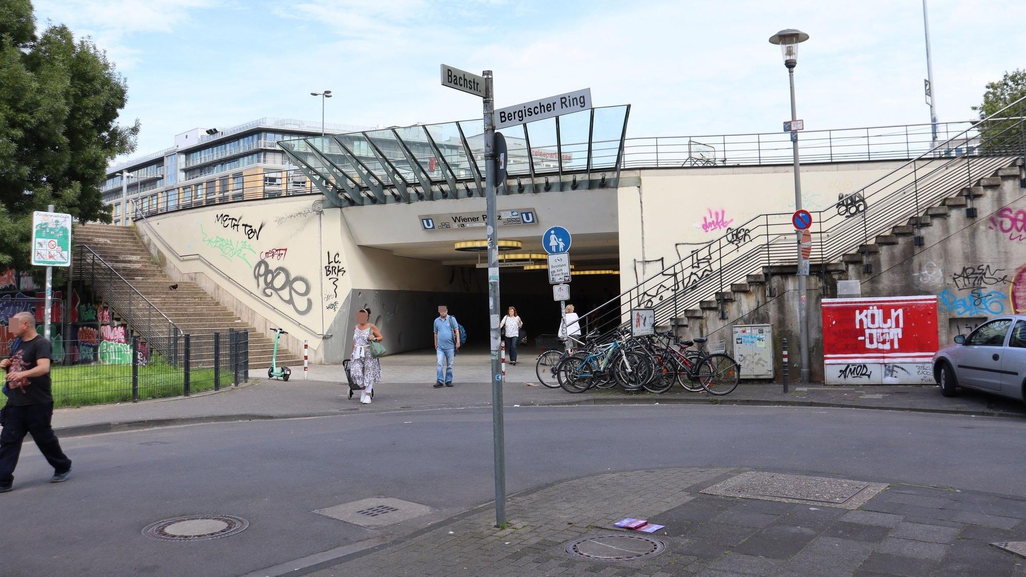Die Unterführung am Wiener Platz