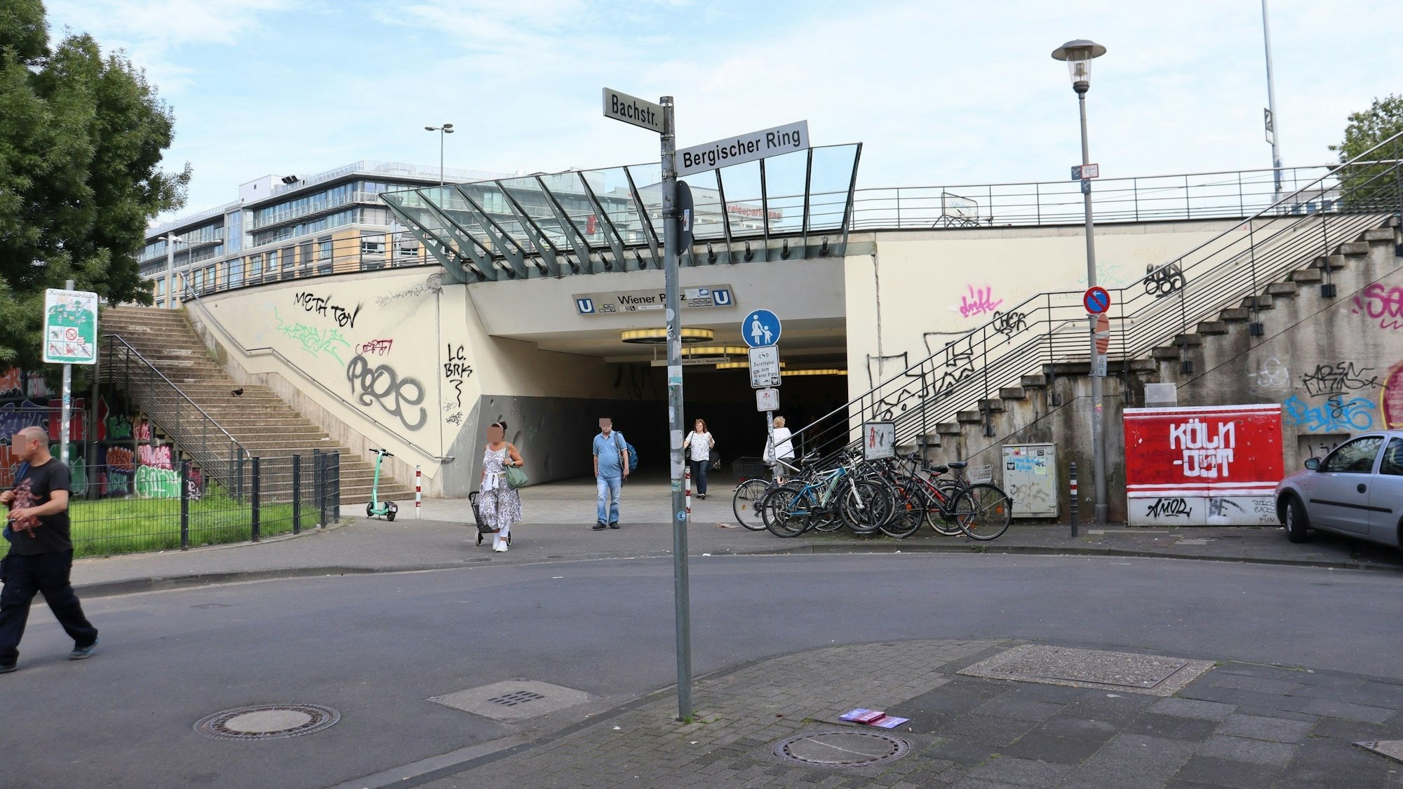 Die Unterführung am Wiener Platz