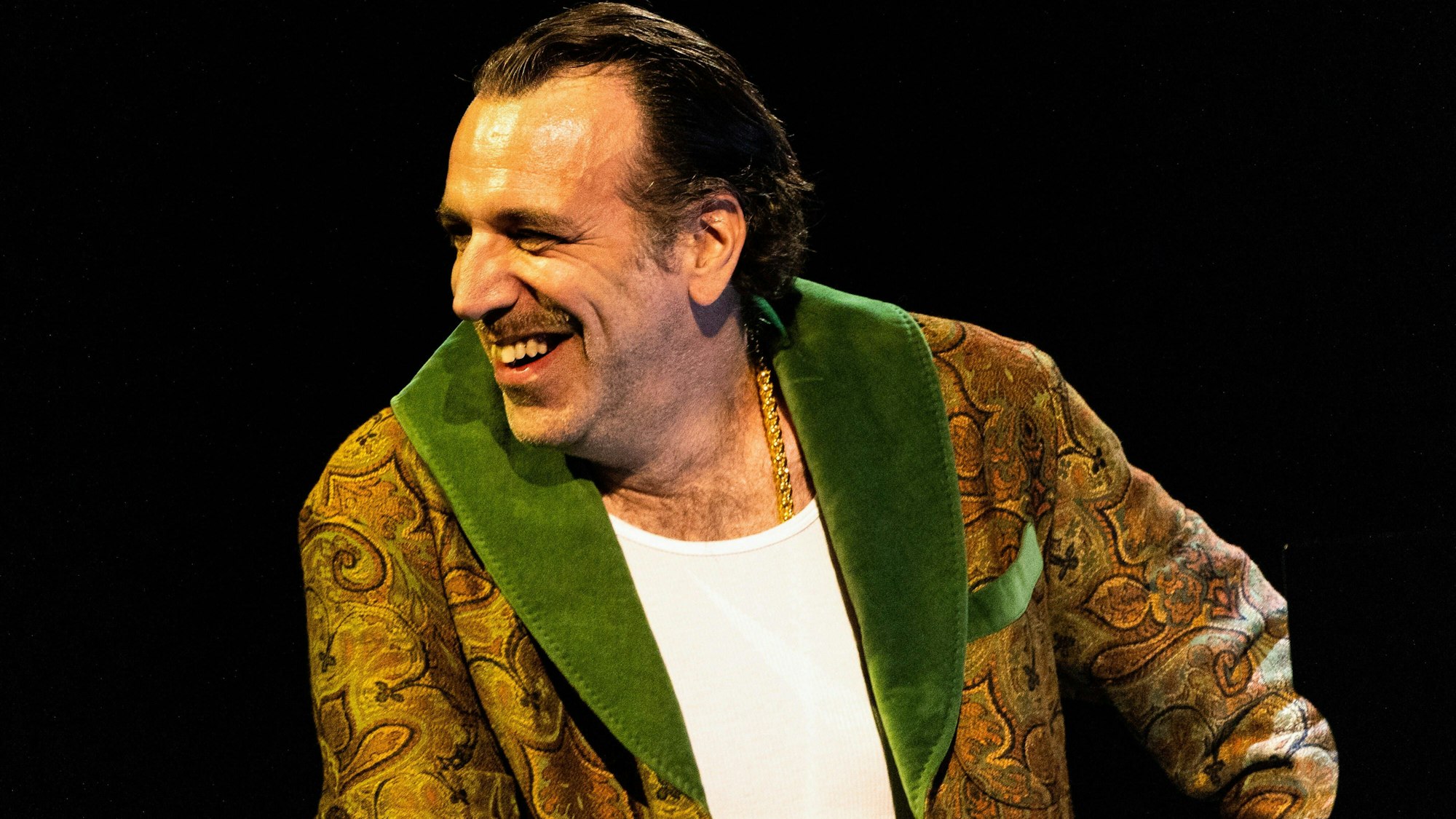 December 6, 2022, Milan, Italy: Canadian musician, songwriter, and producer Chilly Gonzales performs in concert at Teatro Lirico Giorgio Gaber.