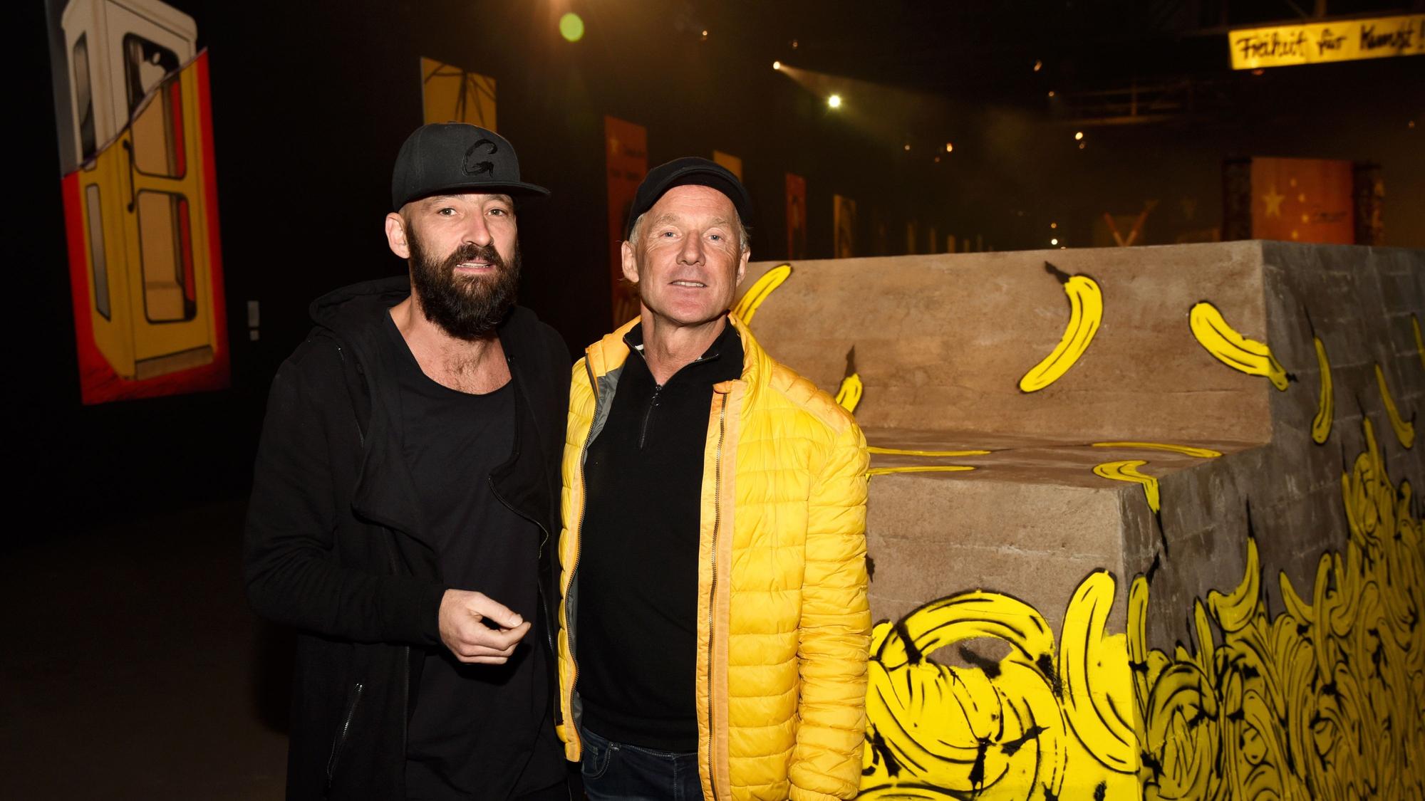 Kölner Museumsnacht 2019: Thomas Baumgärtel (r.) mit Gentleman