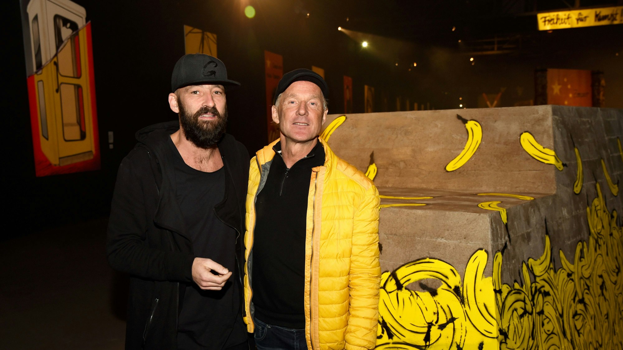 Kölner Museumsnacht 2019:  Thomas Baumgärtel (r.) mit Gentleman