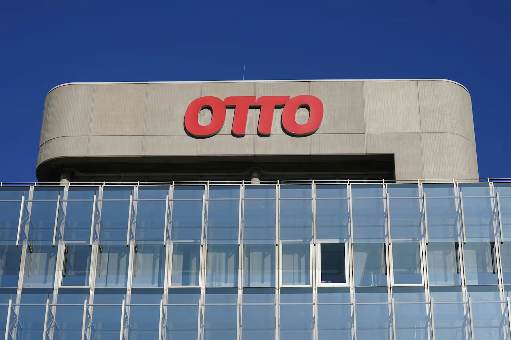 Blick auf die Zentrale des Handelsunternehmens Otto