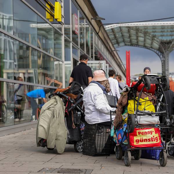 Obdachlose auf dem Breslauer Platz