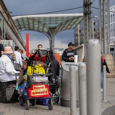 Obdachlose auf dem Breslauer Platz