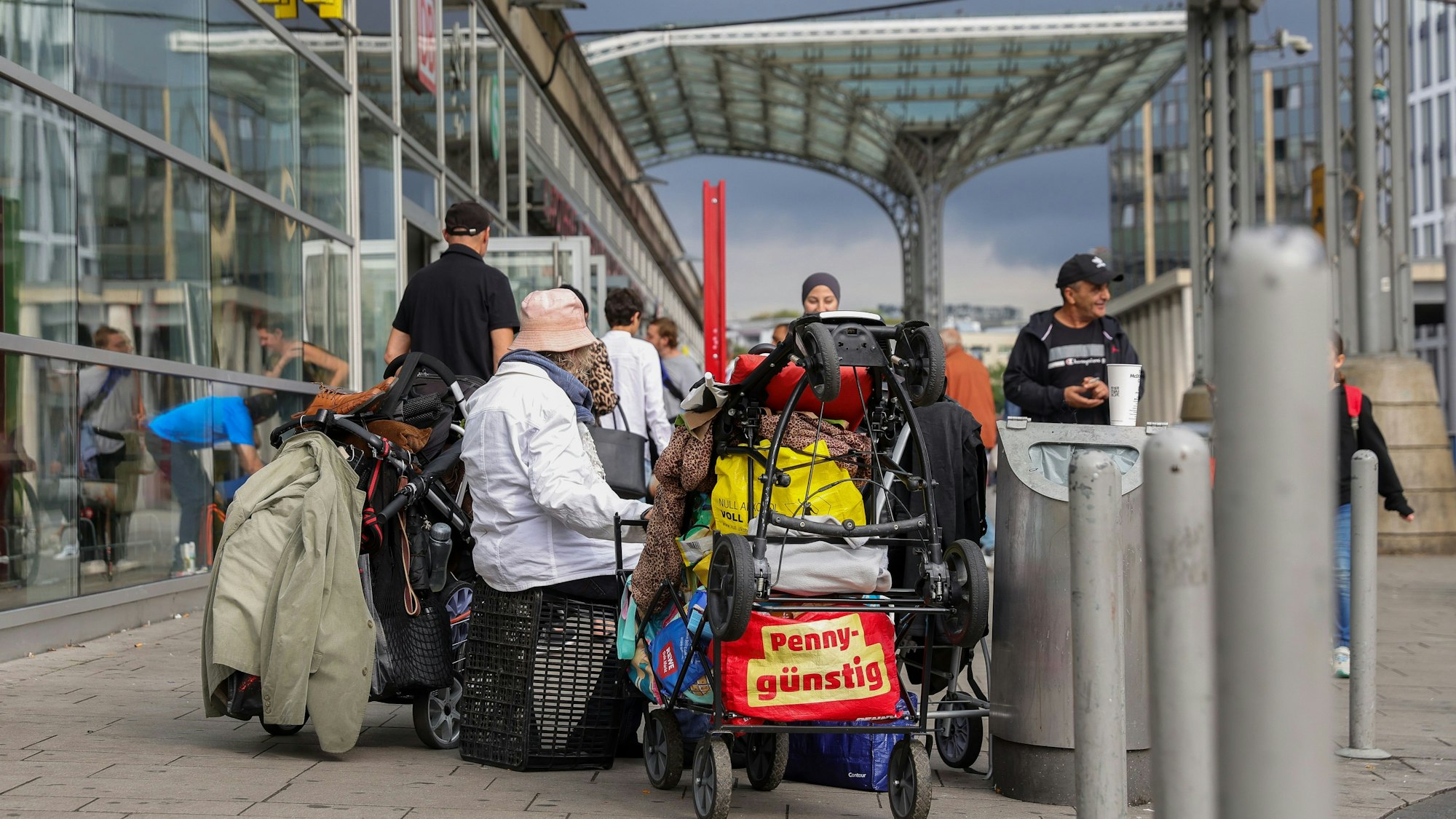 Obdachlose auf dem Breslauer Platz