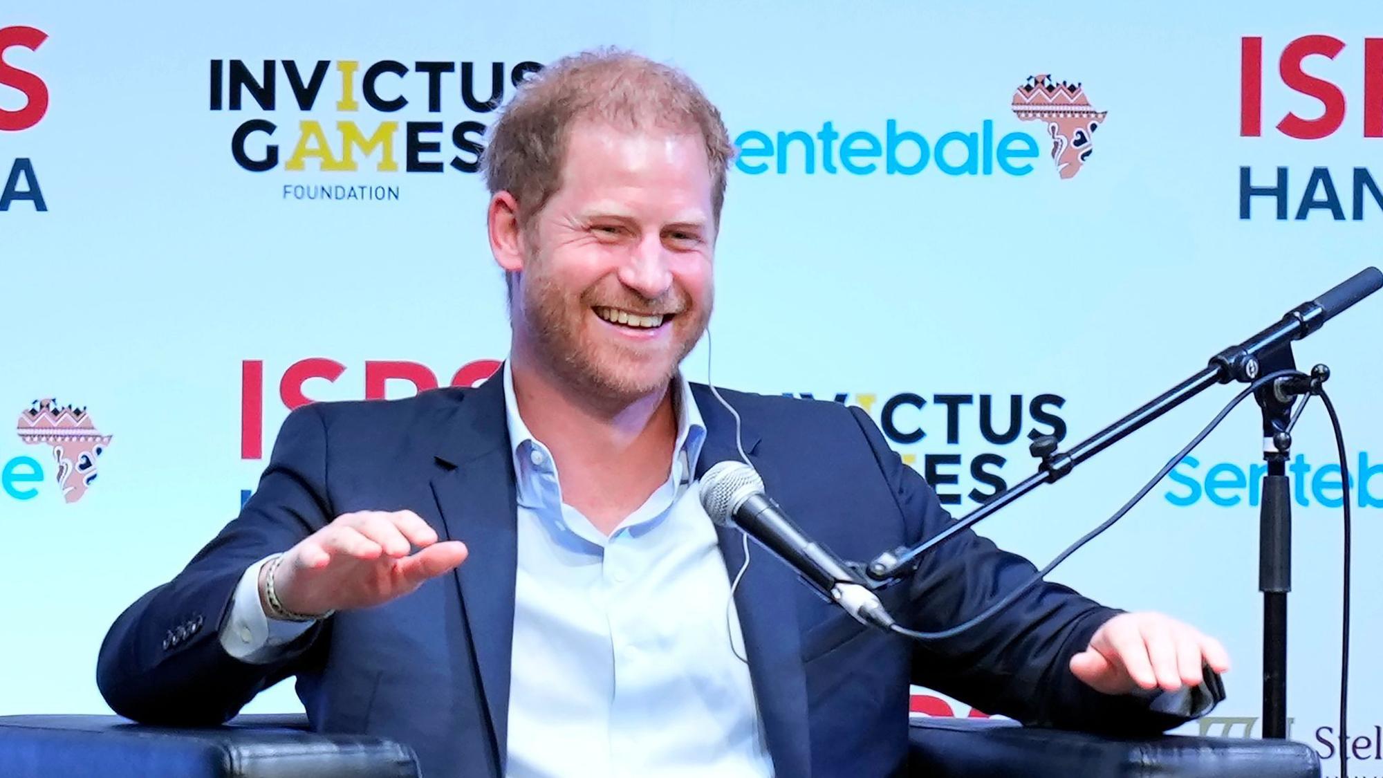 Prinz Harry bei einem öffentlichen Auftritt.