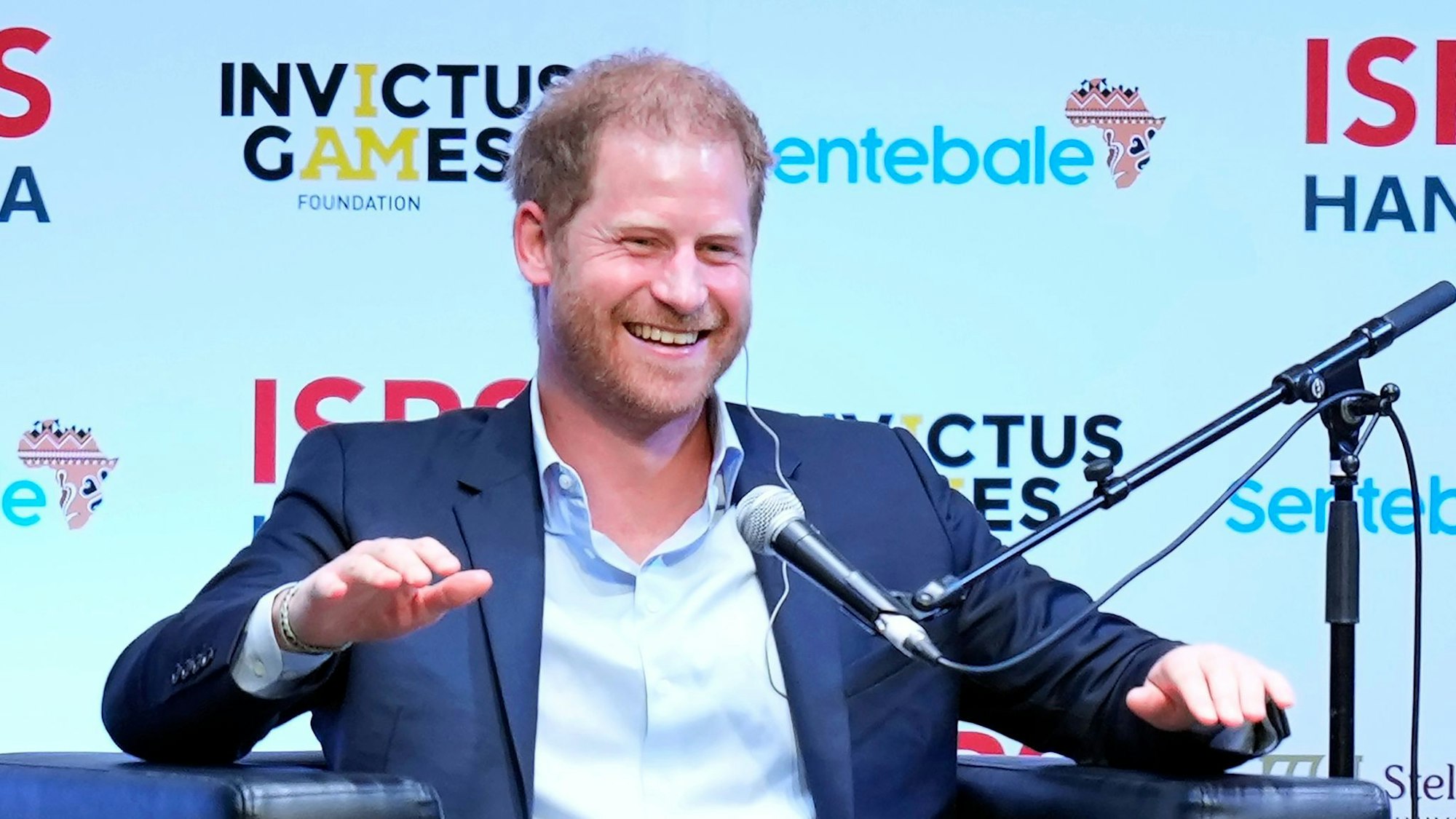 Prinz Harry bei einem öffentlichen Auftritt.