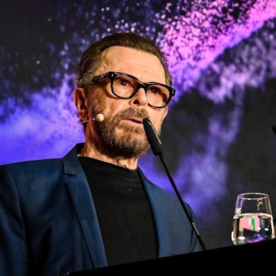 ABBA-Musiker Björn Ulvaeus spricht auf der Innovationskonferenz DLD.