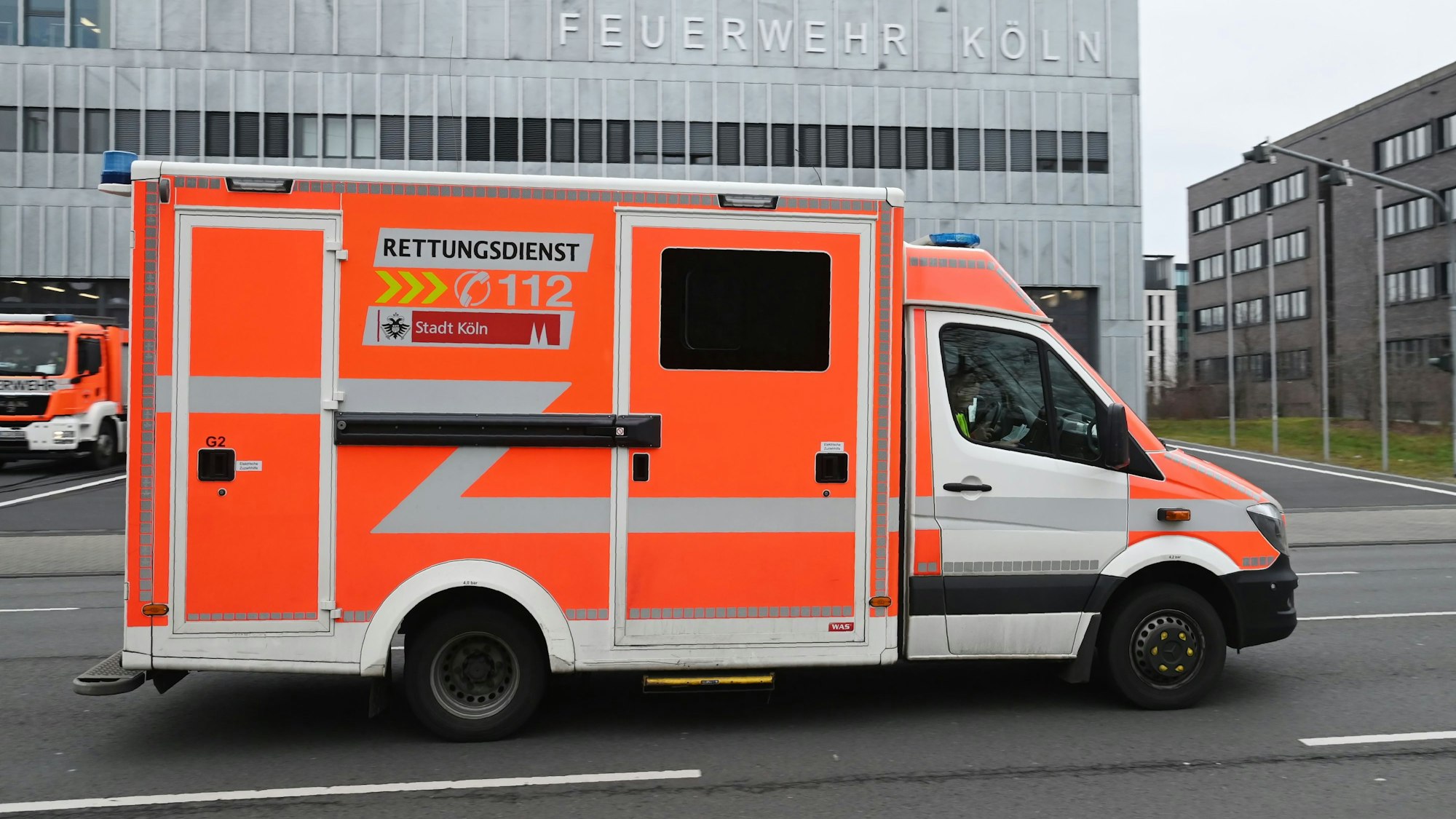 Der Rettungsdienst im Einsatz.