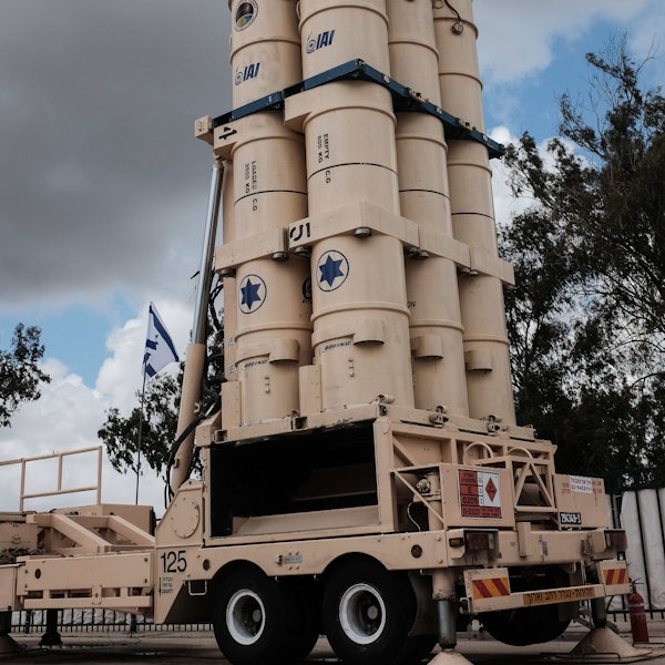 Das israelische Raketenabwehrsystems Arrow 3.