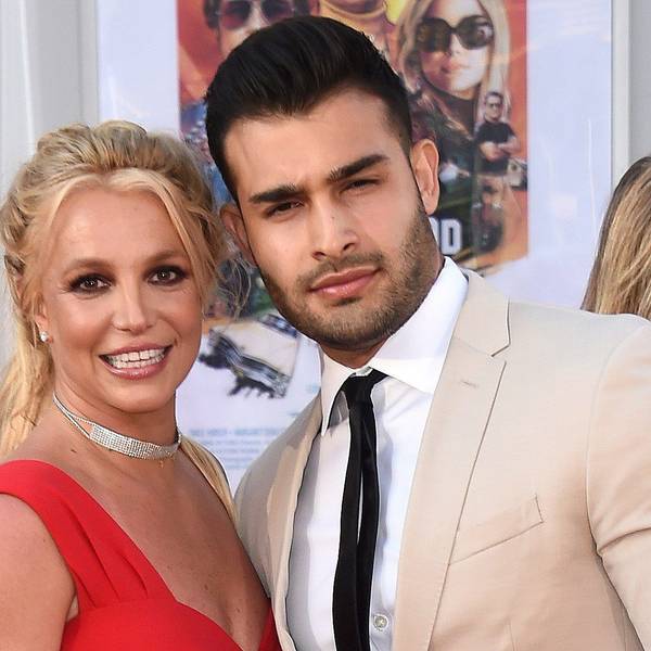 Britney Spears und Sam Asghari kommen zur Premiere von "Once Upon a Time in Hollywood" im TCL Chinese Theatre