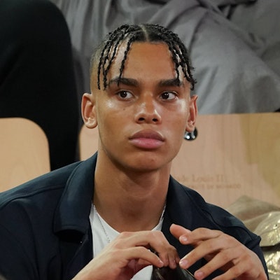 Alexandre Coste bei einem Basketballspiel.