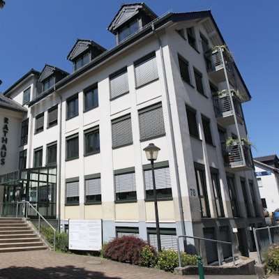 Das Rathaus in Neunkirchen.