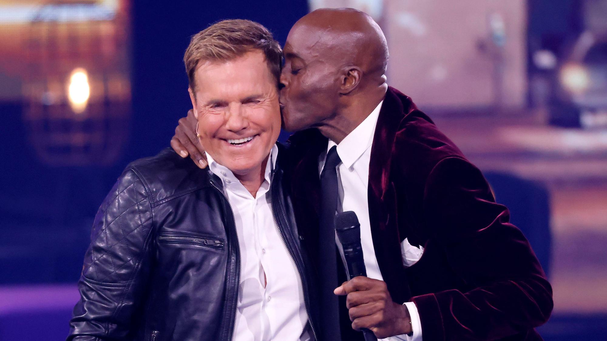 Dieter Bohlen und Choreograf Bruce Darnell
