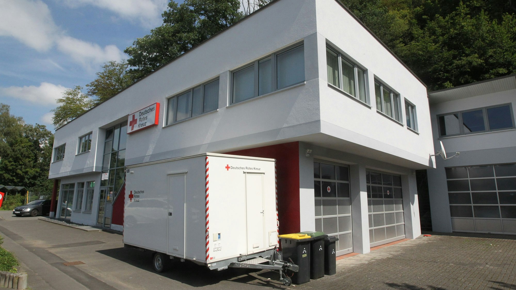 Eine Rettungswache in der Außenansicht.