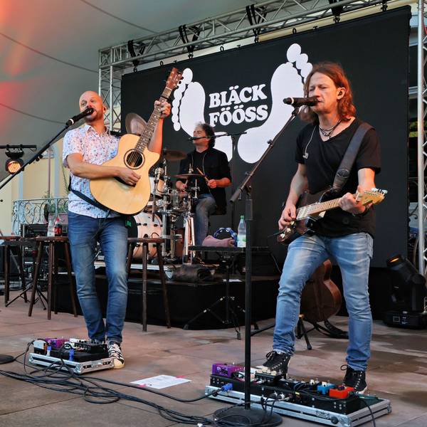 Die Bläck Fööss spielten beim „The Park“-Festival im Schlosspark Morsbroich.