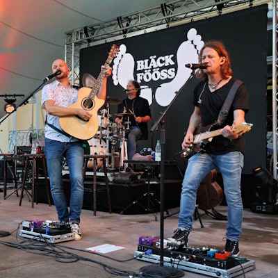 Die Bläck Fööss spielten beim „The Park“-Festival im Schlosspark Morsbroich.