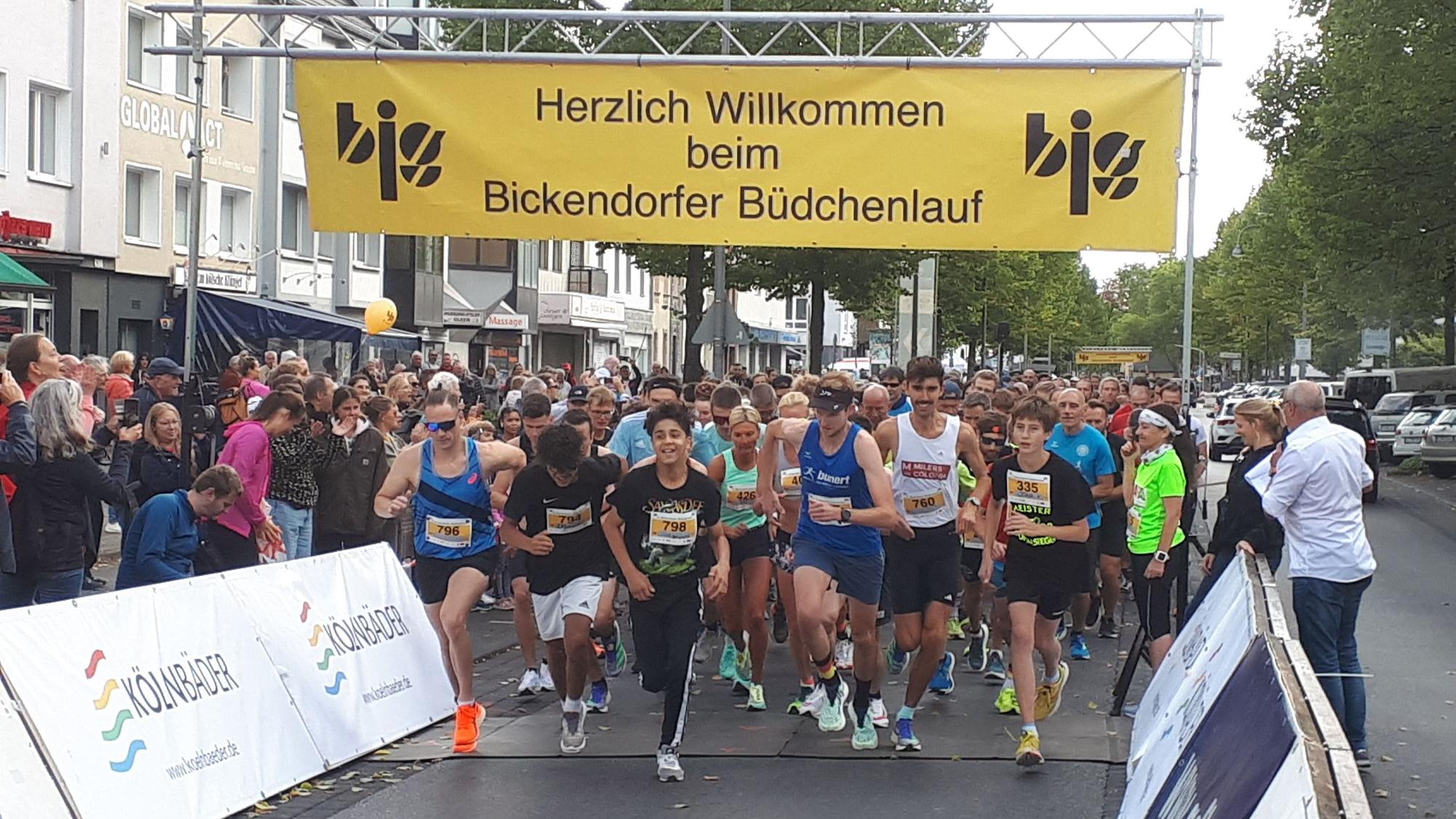 Start des Bickendorfer Büdchenlaufs 2022 (Archivbild)