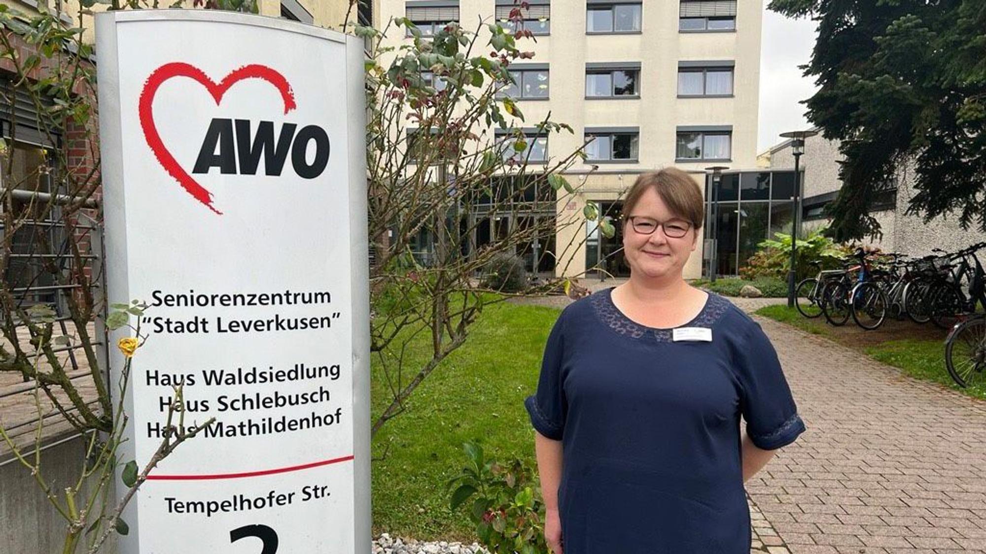 Michaela Wetzel ist seit 2020 Ausbildungskoordinatorin im Awo-Seniorenzentrum in Schlebusch.