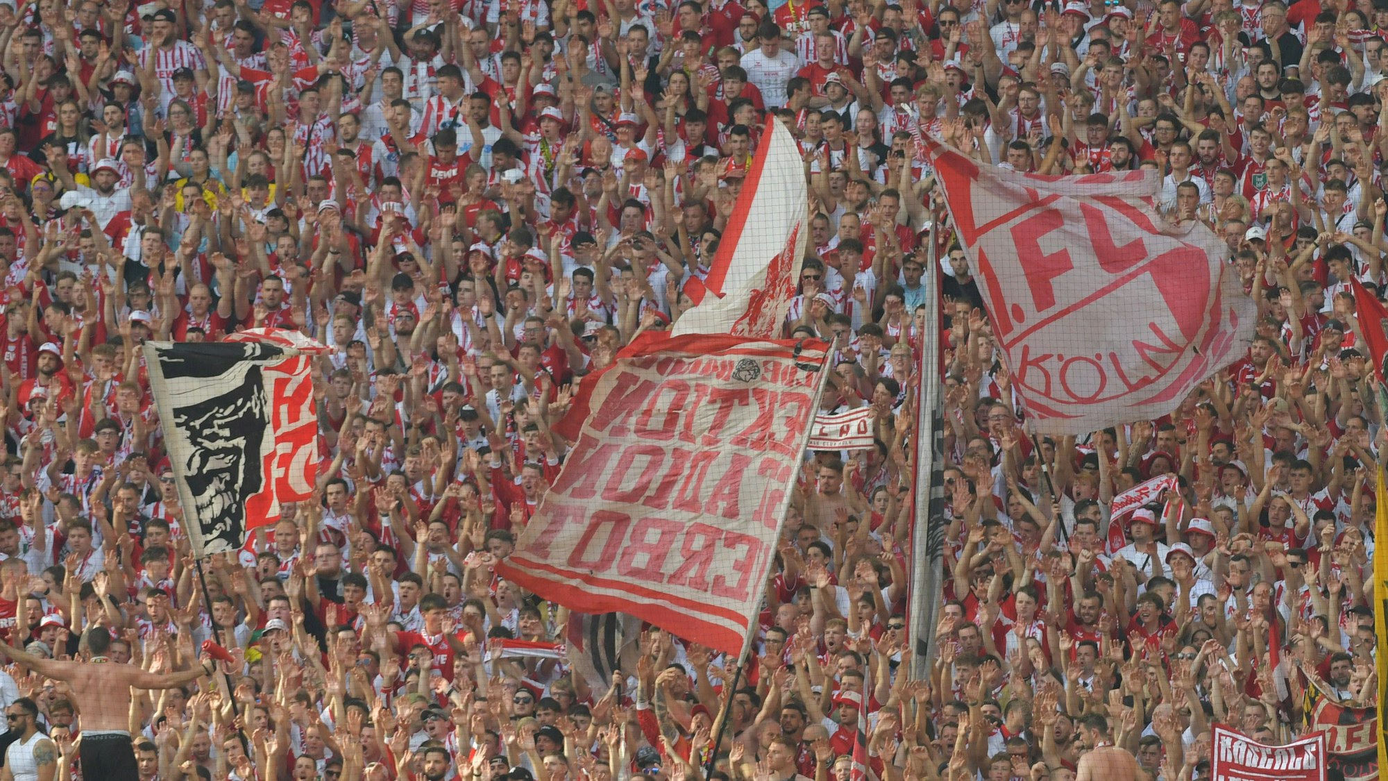 Fans des FC im Gästeblock