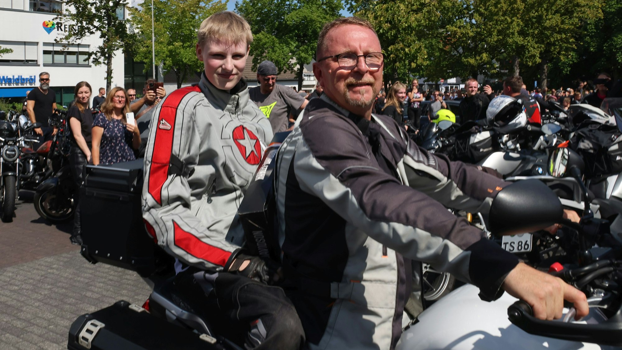 Joana Habermann und Joachim Hemmersbach am Sonntag in Waldbröl.