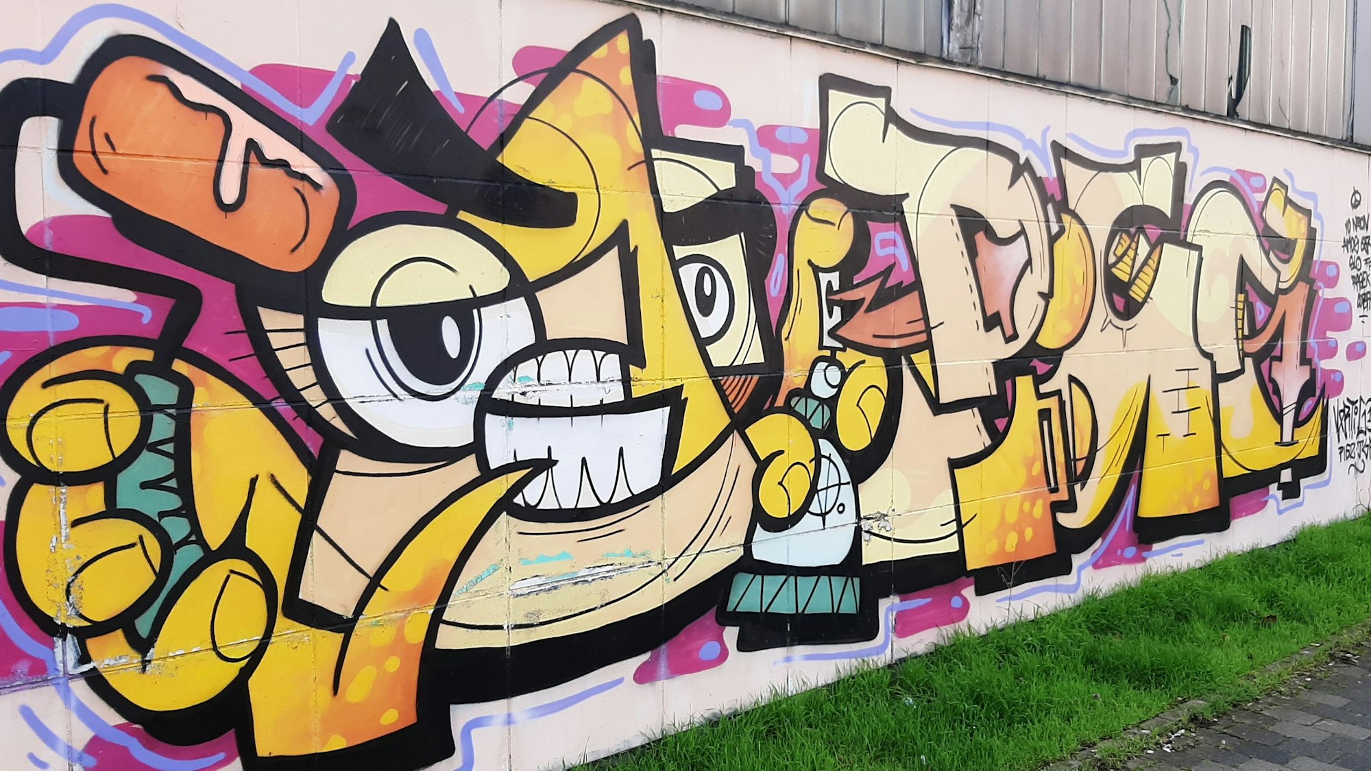 Graffiti in Leverkusen / Rundgang mit Carsten Klett