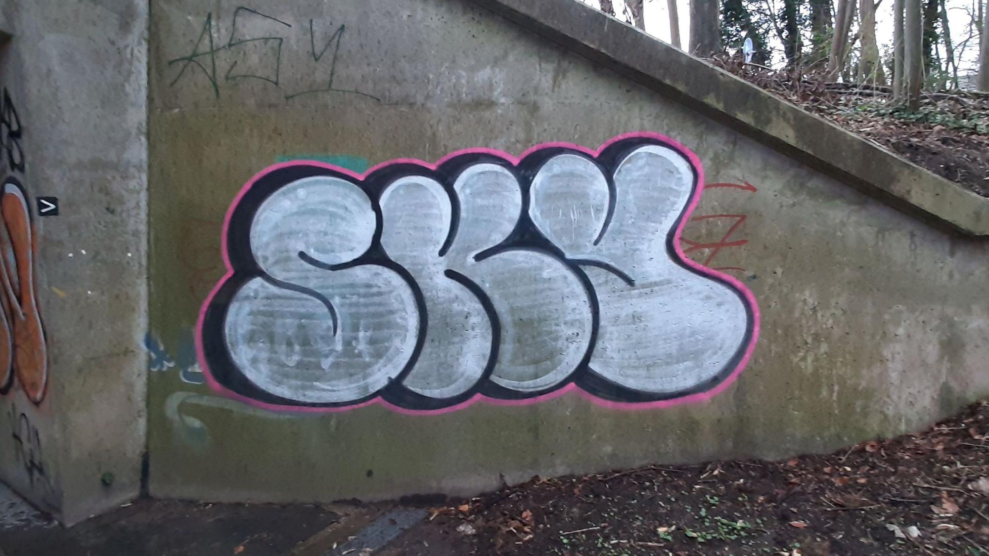 Graffiti in Leverkusen / Rundgang mit Carsten Klett