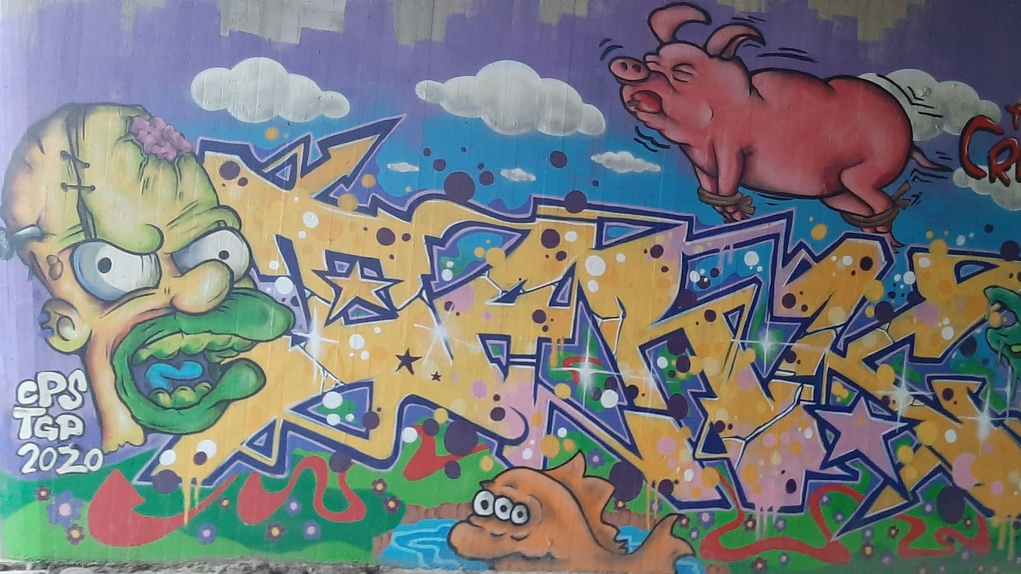 Graffiti in Leverkusen / Rundgang mit Carsten Klett