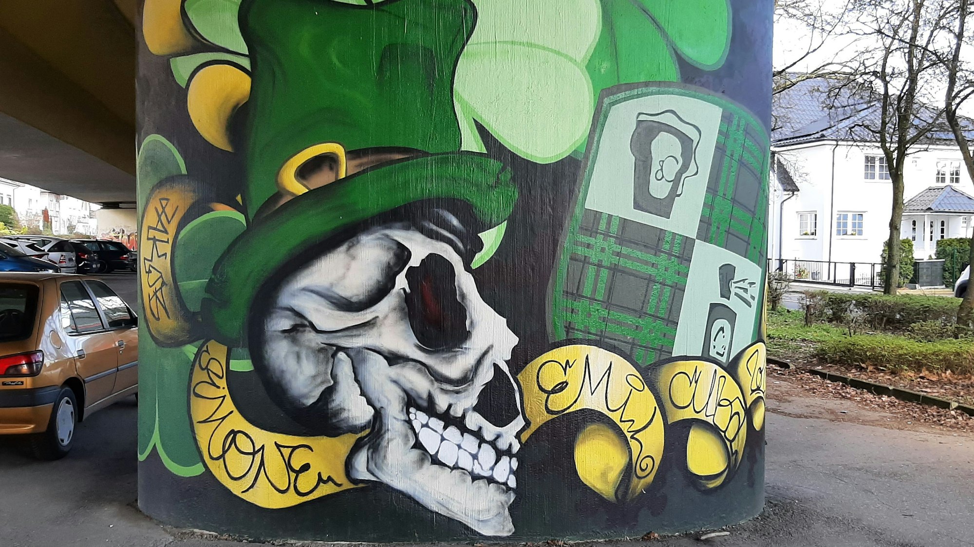 Graffiti in Leverkusen / Rundgang mit Carsten Klett