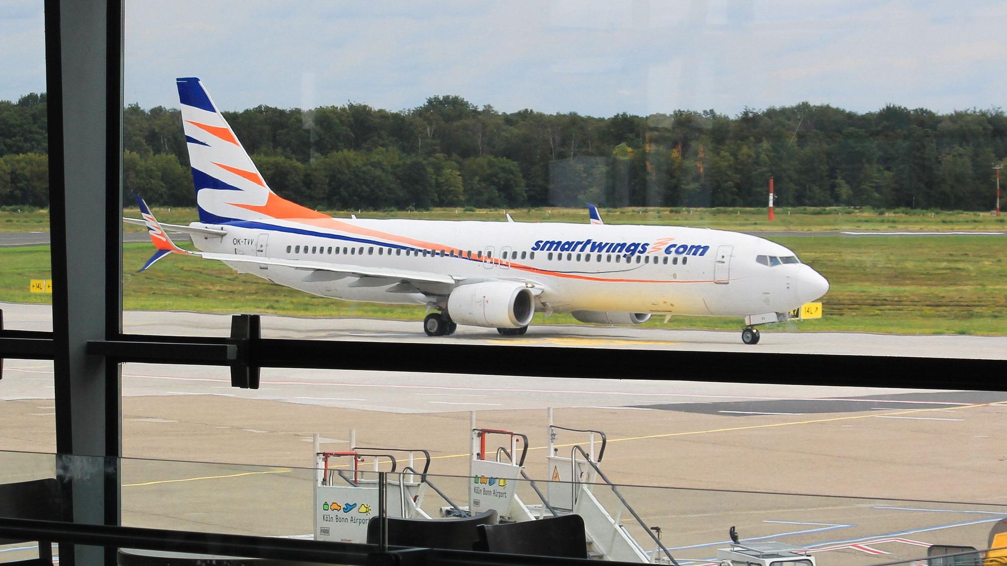 Eine Smartwings-Maschine am Köln Bonn Airport. (Symbolbild)