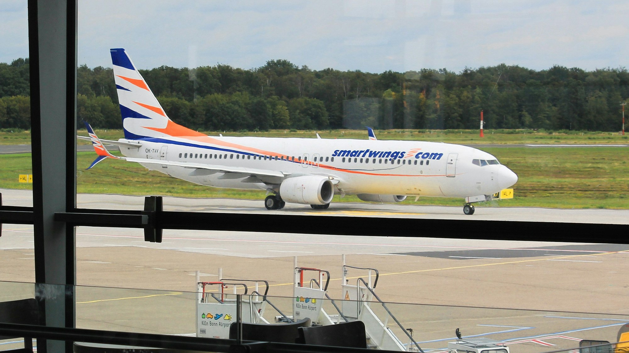 Eine Smartwings-Maschine am Köln Bonn Airport. (Symbolbild)