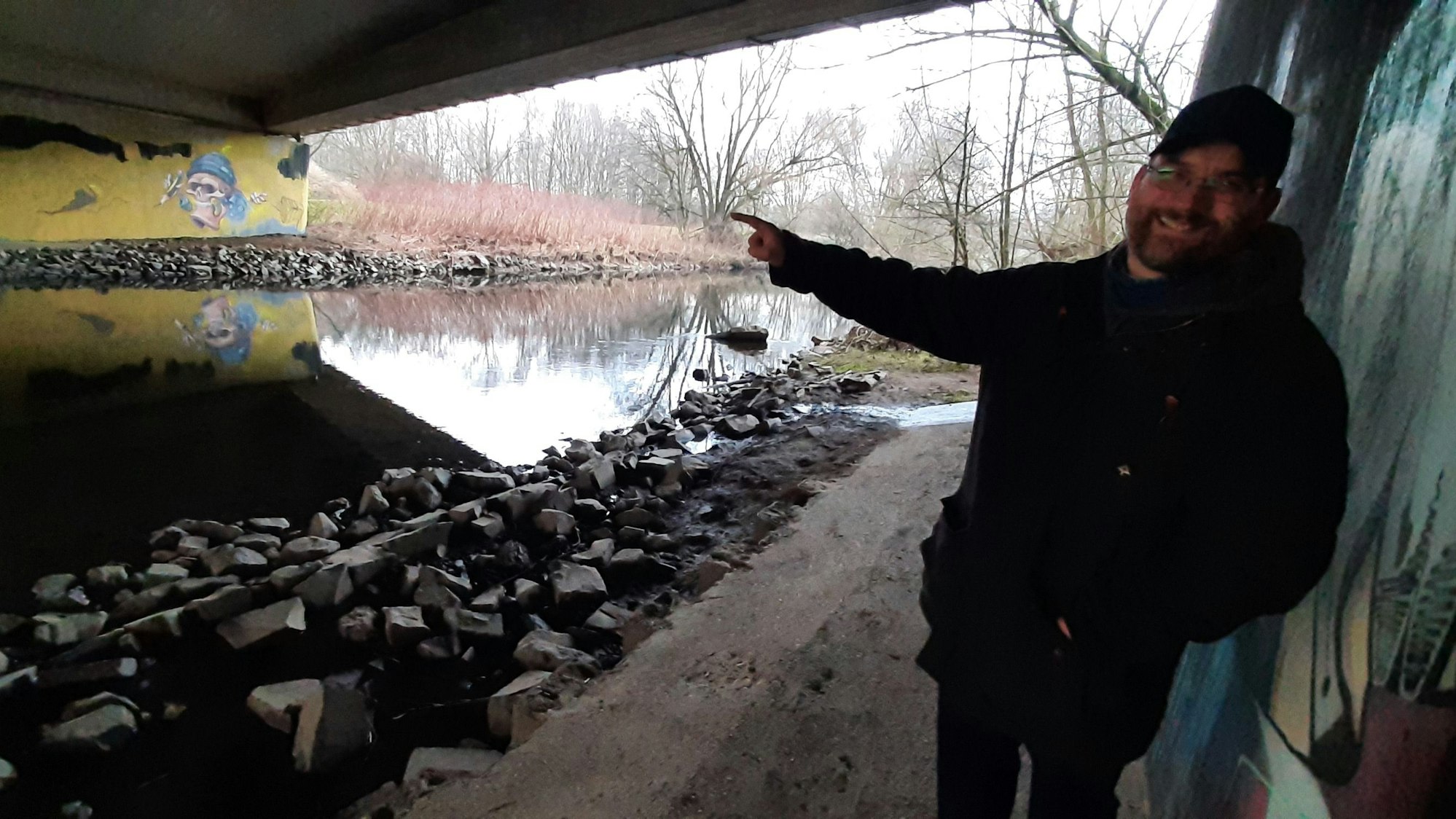 Graffiti in Leverkusen / Rundgang mkt Carsten Klett