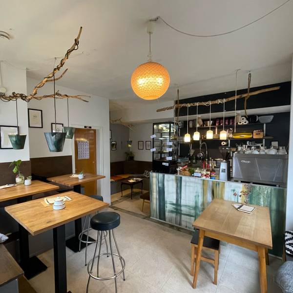 Innenraum eines Cafés