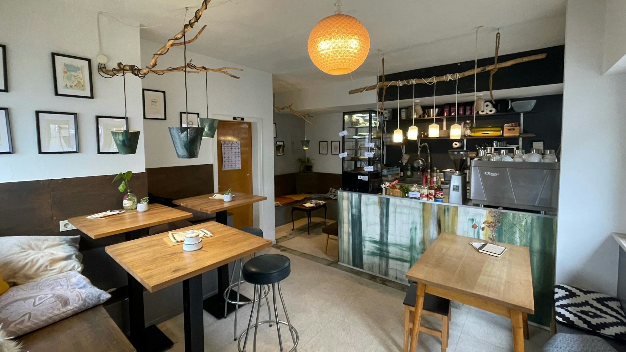 Innenraum eines Cafés