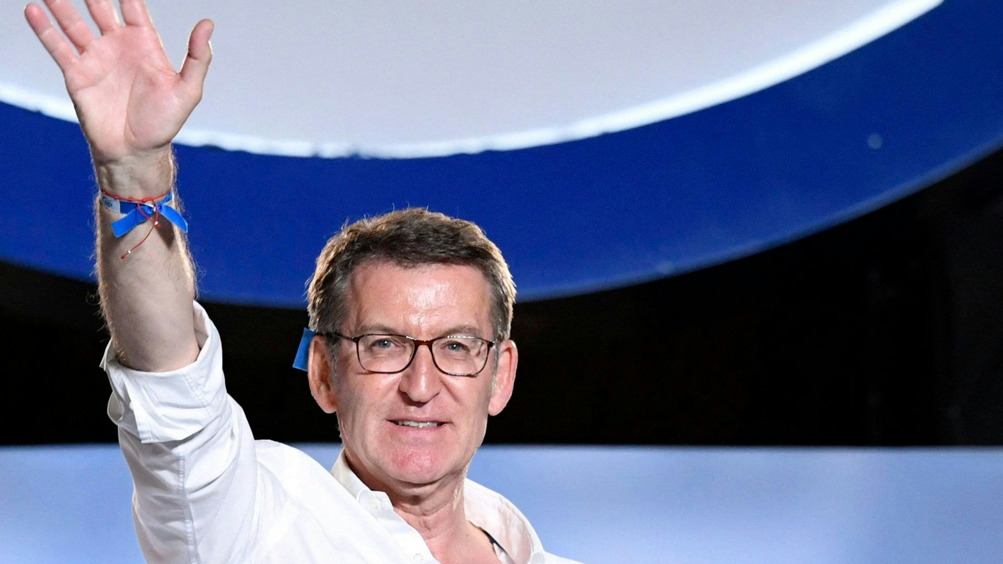 Alberto Núñez Feijóo, Vorsitzender der Partei PP