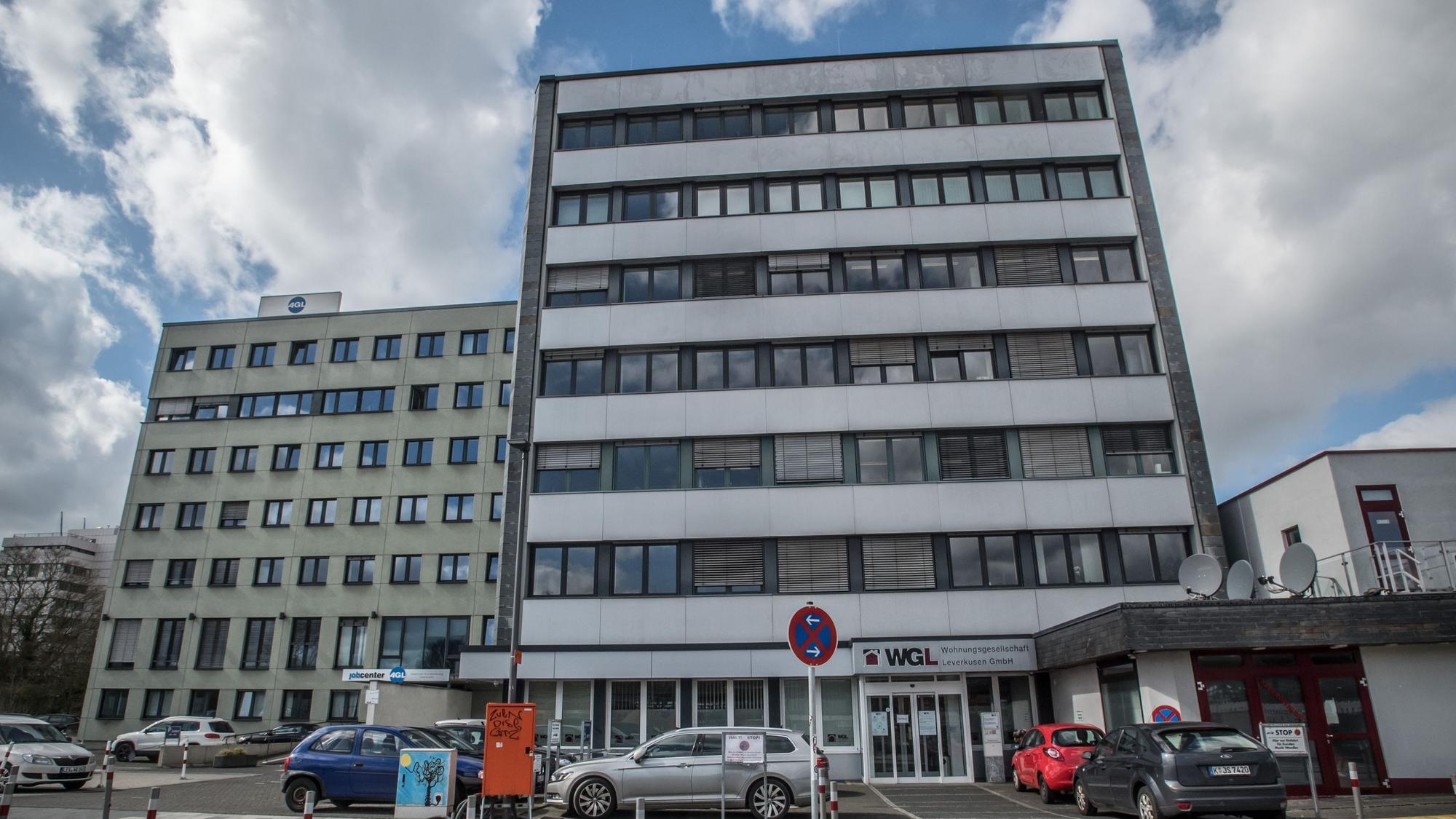 Das Verwaltungsgebäude der WGL in Wiesdorf.