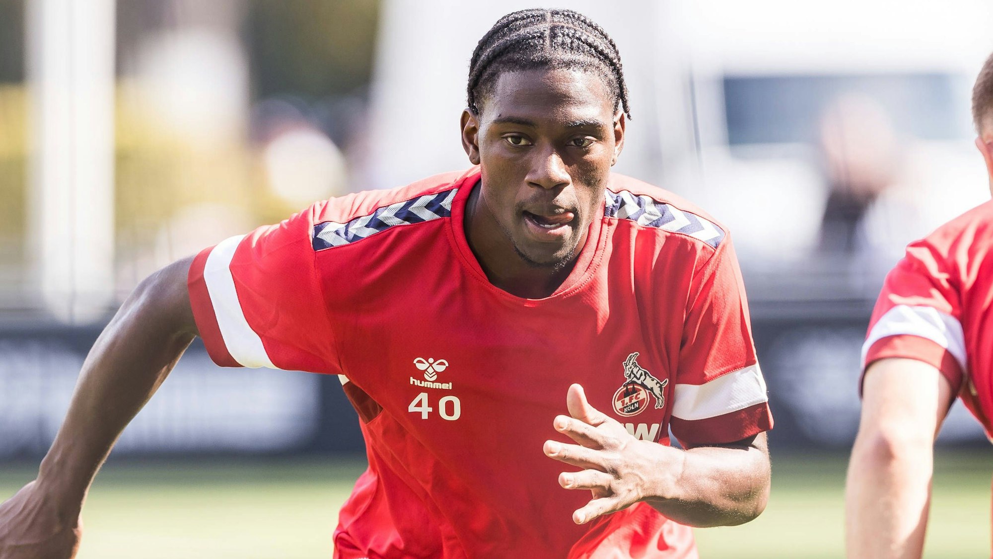 Faride Alidou absolvierte am Dienstag sein erstes Training mit dem 1. FC Köln.