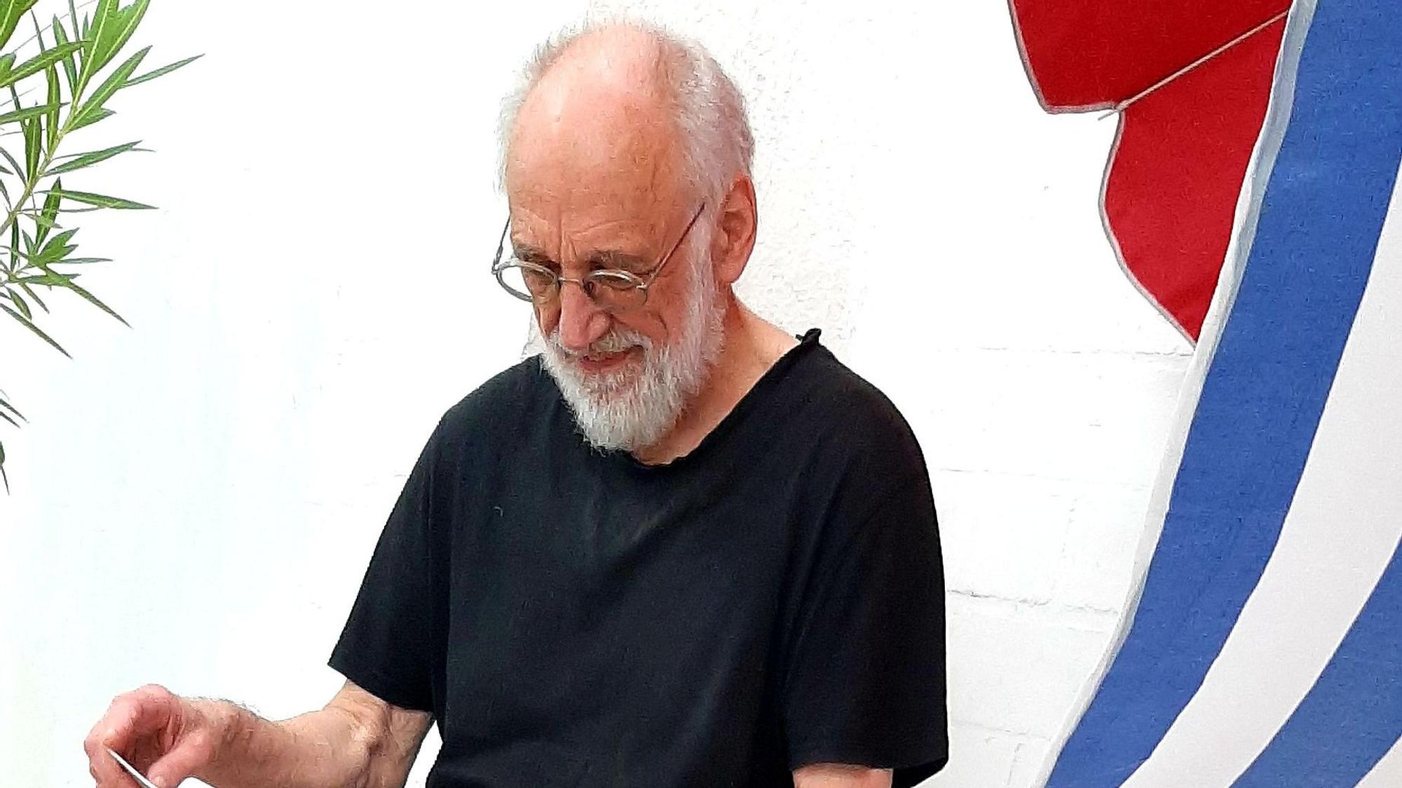 Peter Kaczmarek im Künstlerbunker Opladen.