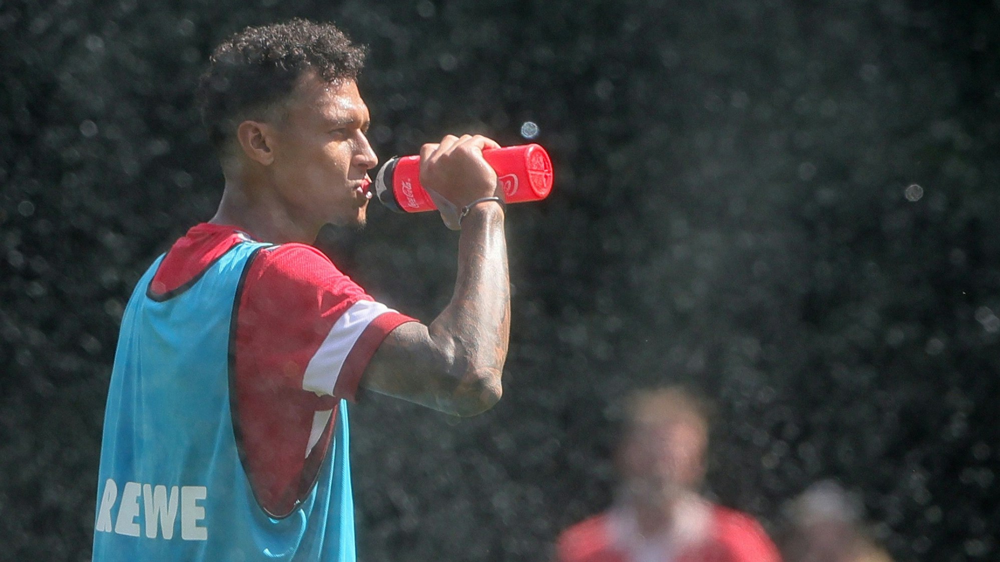 Das Training am Mittwoch überstand Davie Selke ohne sichtbare Probleme.