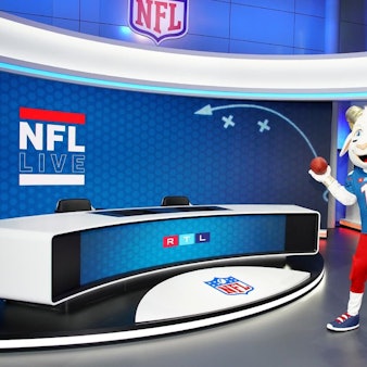 Touchdown Tommy im NFL-Studio von RTL